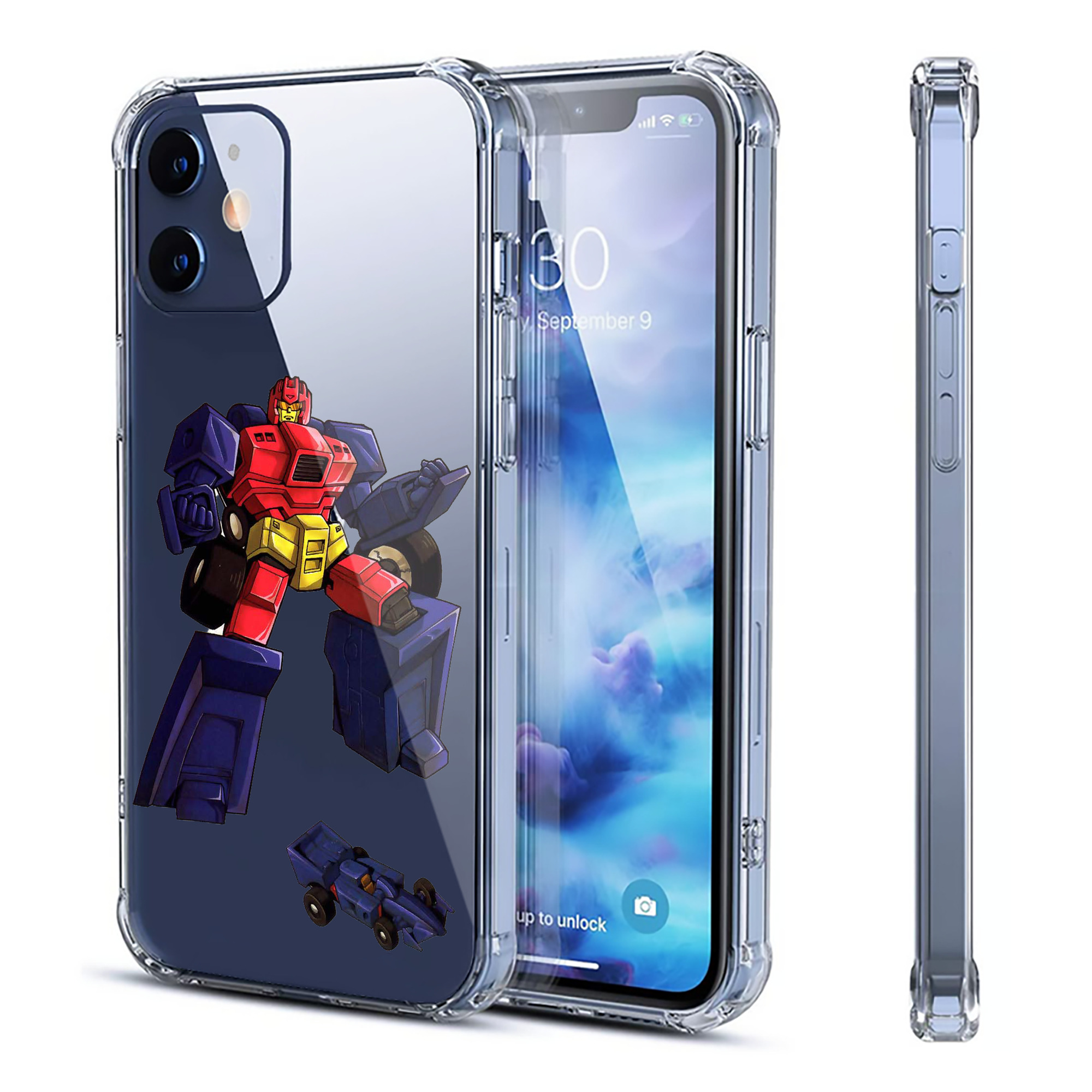（画像用）  【iPhone 12シリーズ対応】透明スマホケース（クリアソフトケース）